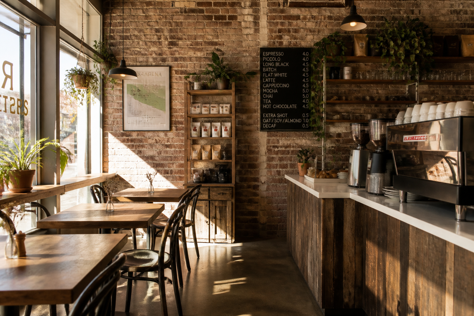Bean House Cafe interior